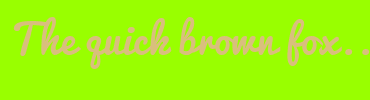 Image with Font Color D9BF7D and Background Color 99FF00